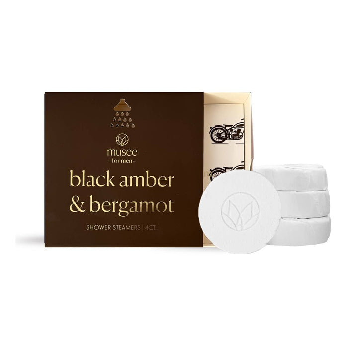 Black Amber & Bergamot Shower Steamers - The Preppy Bunny