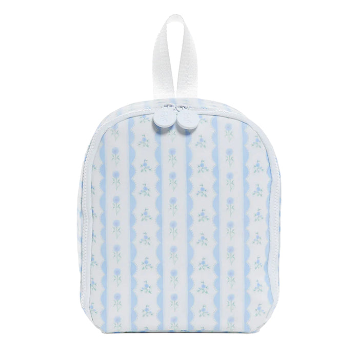 Blue Ribbon Floral Lunch Bag