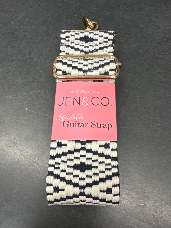 Bohemian Guitar Strap Navy