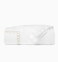 Duvet Cover - Sferra Linens Catena Sand Percale Bedding at Fig Linens and Home