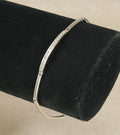 Charming Sterling Silver & White Crystal Link Bracelet