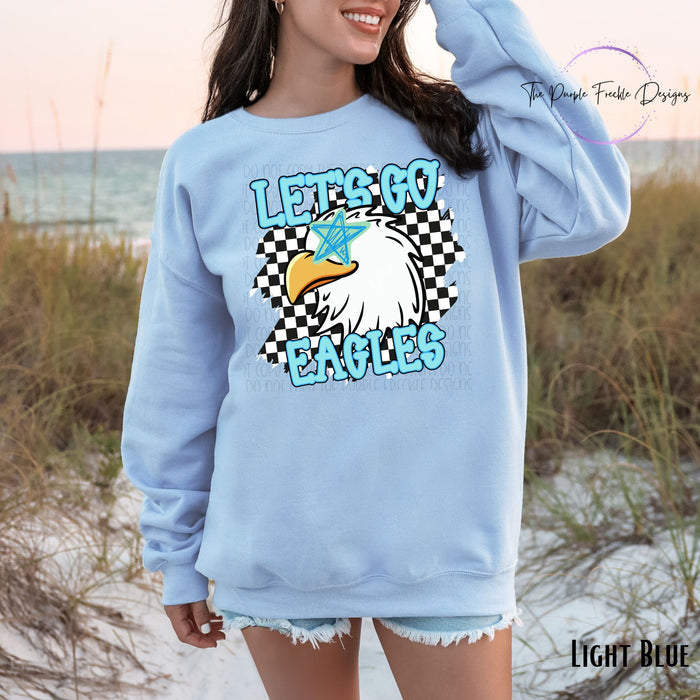 Checker and Stars Mascot