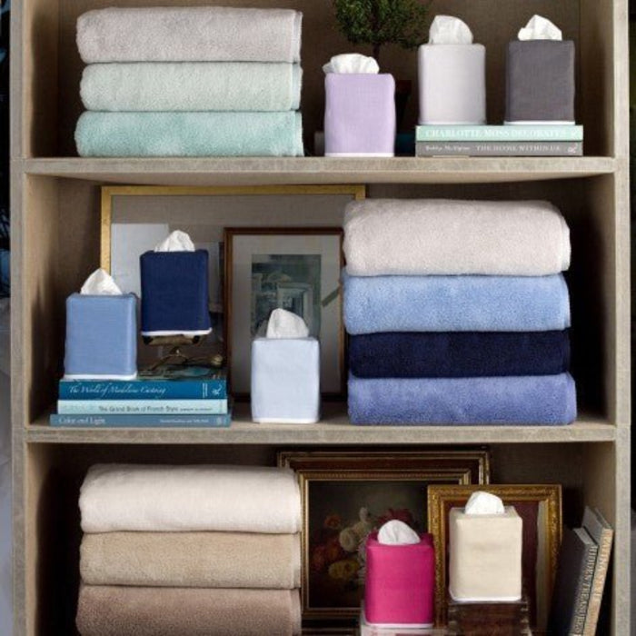 chelsea tissue box covers all colors - matouk at Fig Linens and Home