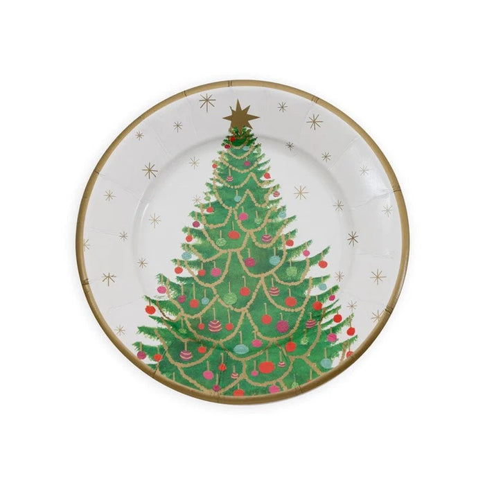 Christmas Paper Dessert Plates