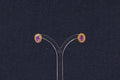 Classic 9ct Gold & Amethyst Stud Earrings
