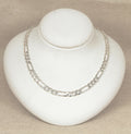 Classic Silver Italian Figaro Necklace Chain