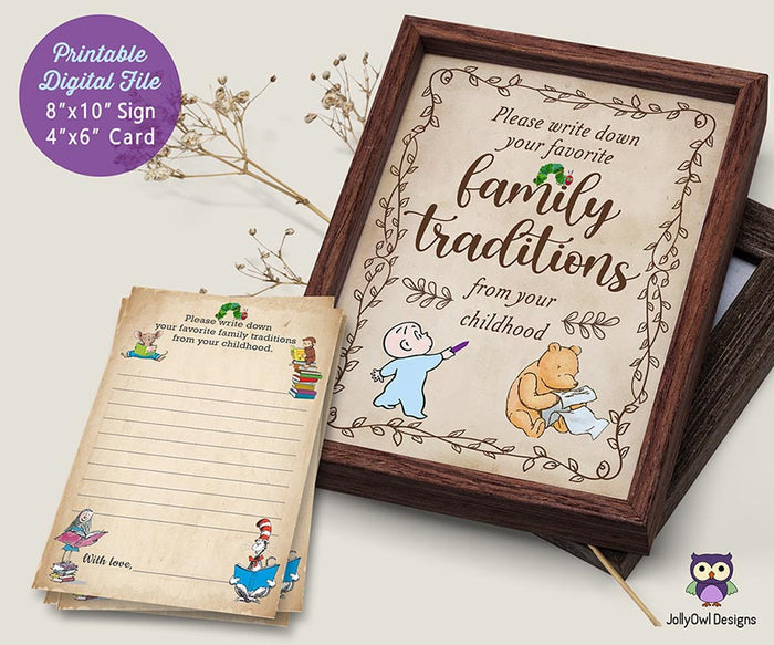 Classic Story Book Themed Baby Shower - Favorite Family Traditions
