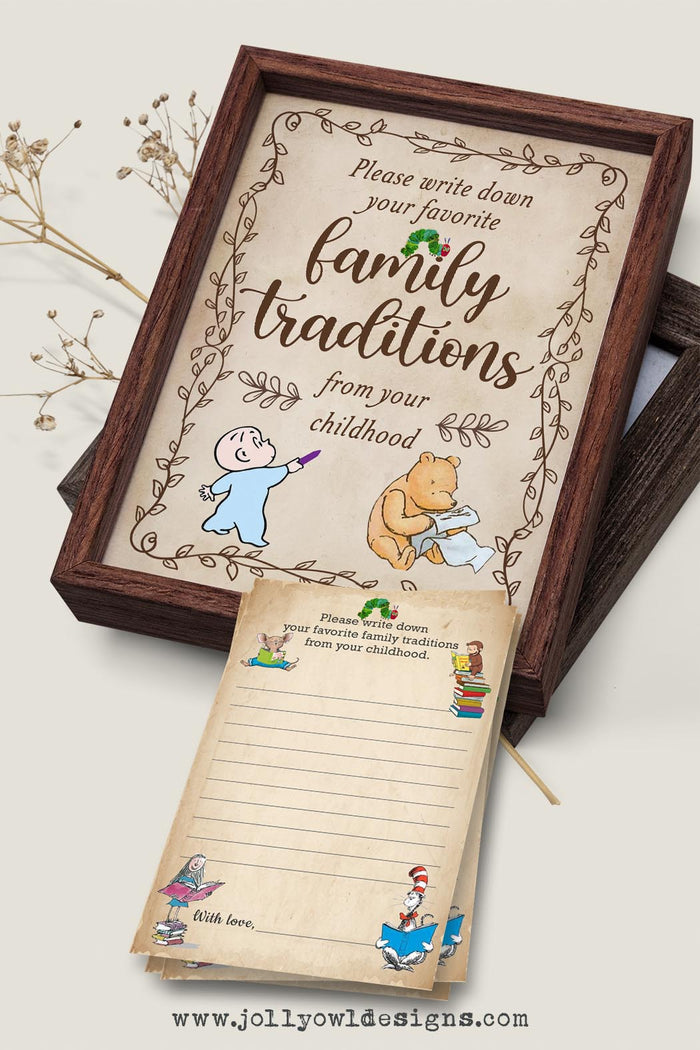 Classic Story Book Themed Baby Shower - Favorite Family Traditions