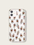 Coffee Cup Pattern Phone Case - Decotree.co Online Shop