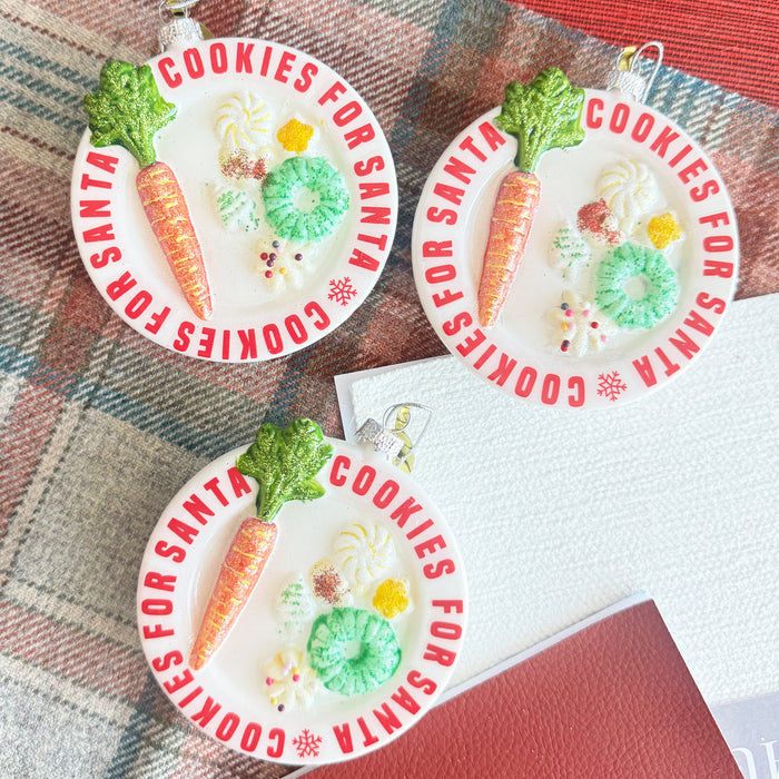Cookies for Santa Ornament