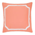 Coral Border Shams