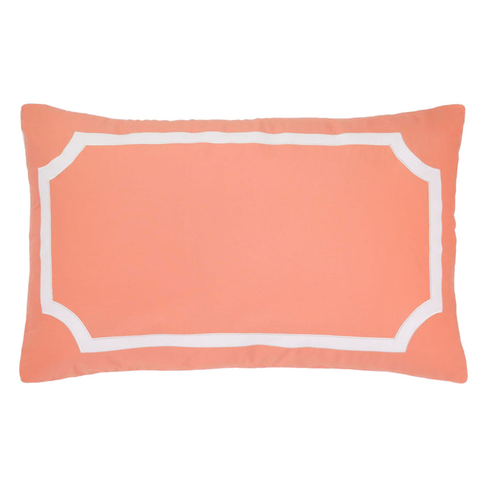 Coral Border Shams