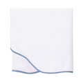 Cornflower Pique Scallop Coverlets