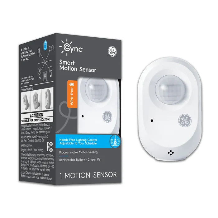 CYNC WIRE-FREE SMART MOTION SENSOR (CASE-3X1PK)