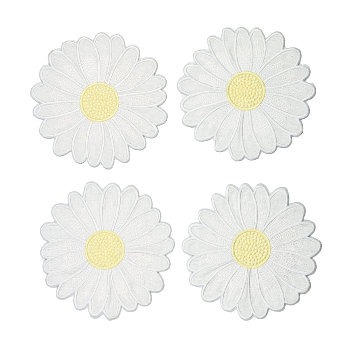 Daisy Cocktail Napkins, set of 4