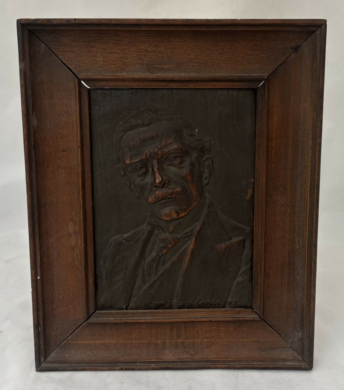 David Lloyd-George, 1st Earl Lloyd-George of Dwyfor and Viscount Gwynedd, Portrait Plaque.