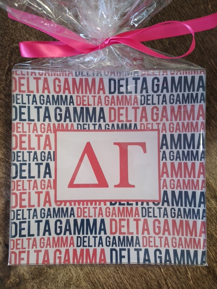 Decoupage Tray - Delta Gamma