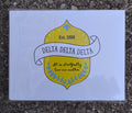 Delta Delta Delta Crest Notecards 10 count