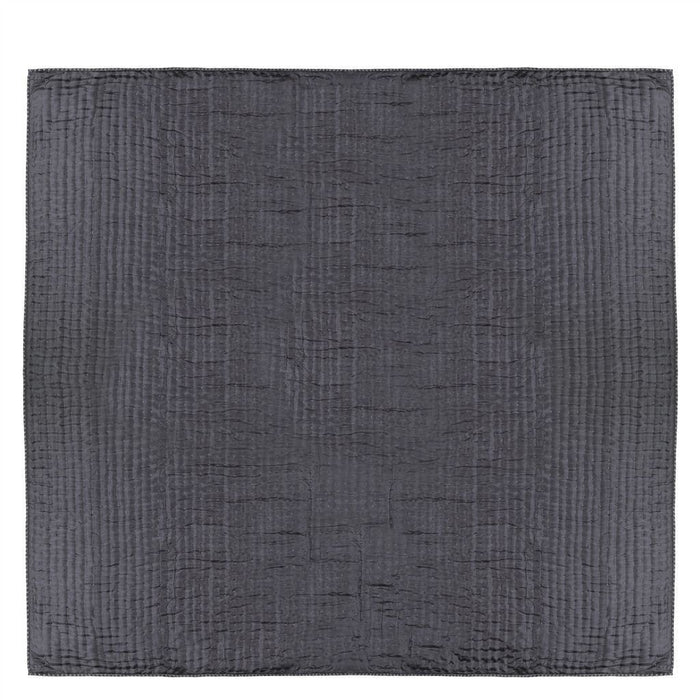 Designers Guild Designers Guild Chenevard Silver & Slate Quilt & Shams - Queen Sham 30 x 20in Silver & Slate at FIG LINENS AND HOME - 6
