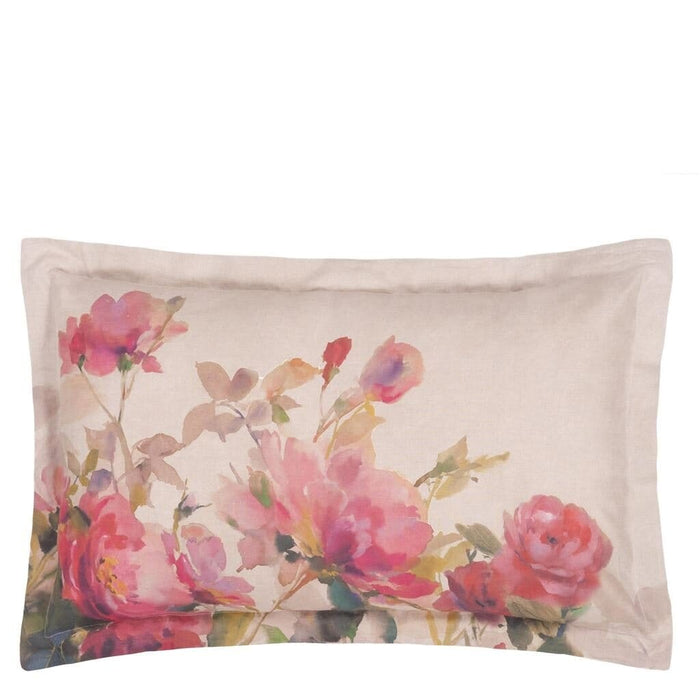 Pillow Sham - Thelma's Garden Fuchsia Bedding | Designers Guild at Fig Linens and Home