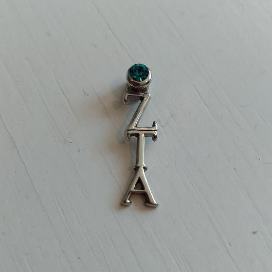 Drop With Rhinestone - Zeta Tau Alpha