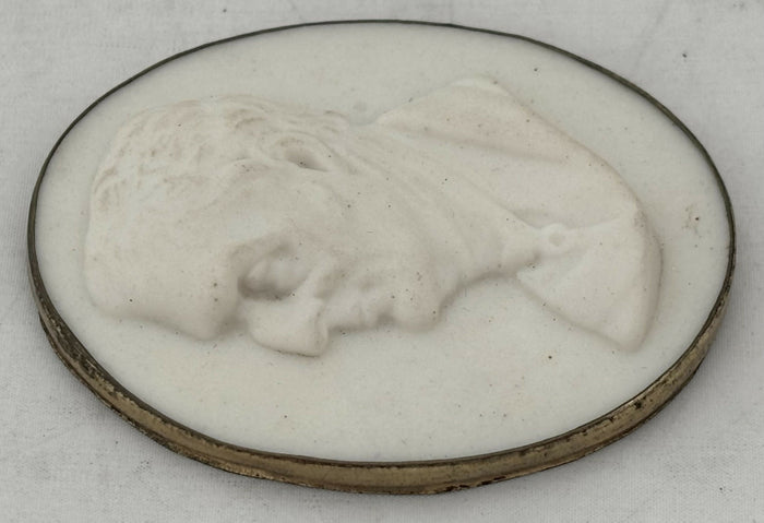 Duke of Wellington Parian Portrait Plaque, After William Boyton Kirk RHA, for W. H. Kerr & Co.