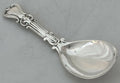 Early Victorian Silver Caddy Spoon. Birmingham 1842, George Unite.