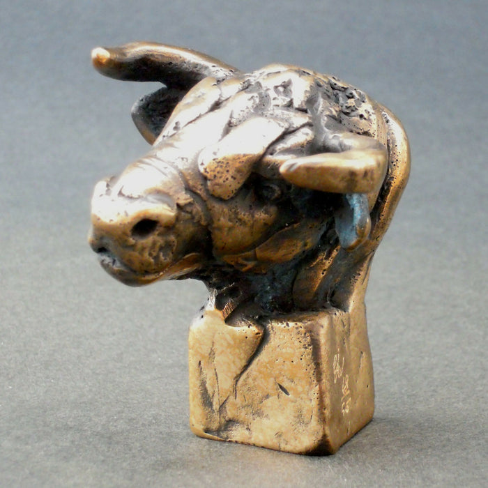 Edward Waites Sculpture, Bronze Spanish Bull