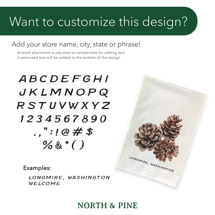 Evergreen Tree - Customizable Cotton Pot Holder