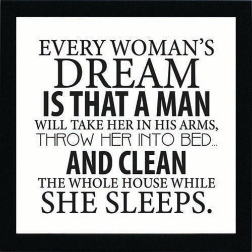 Every Woman's Dream: Framed with Glass