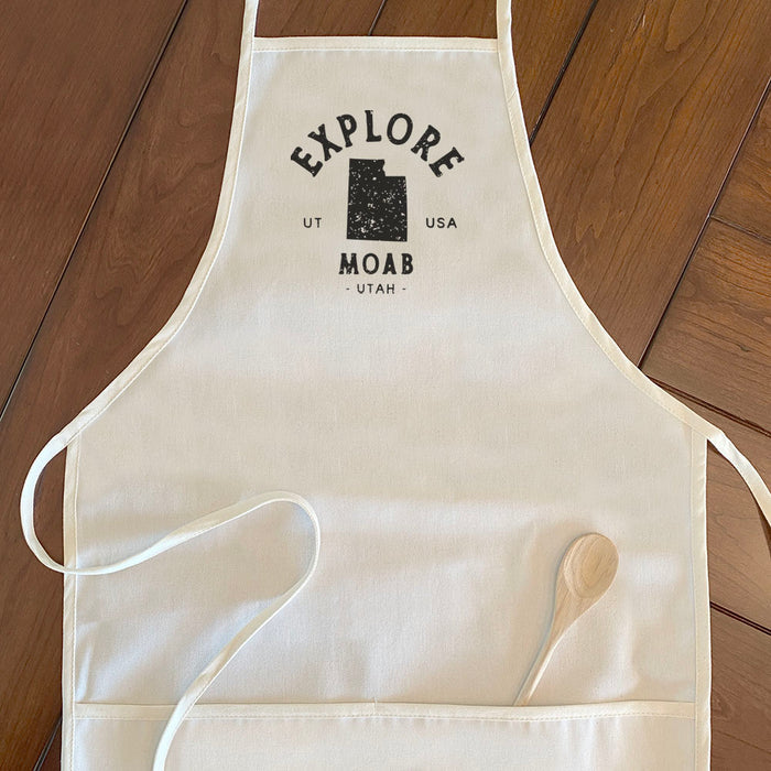 Explore State w/ City, State - Custom Women's Apron
