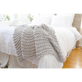 Pom Pom at Home - Finn Antique White Chunky Throw Blanket - Fig Linens
