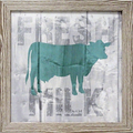 Fresh Milk: Framed and Texturized Art Print