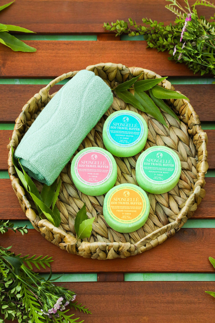 Fresh Tangerine Eco Travel Buffer - The Preppy Bunny