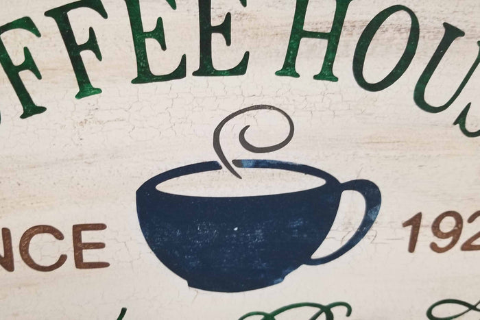 "Freshly Brewed" Handcrafted Wood Sign – Your Home Coffee Bar's New Best Friend! – Rustic Farmhouse Kitchen Wall Art