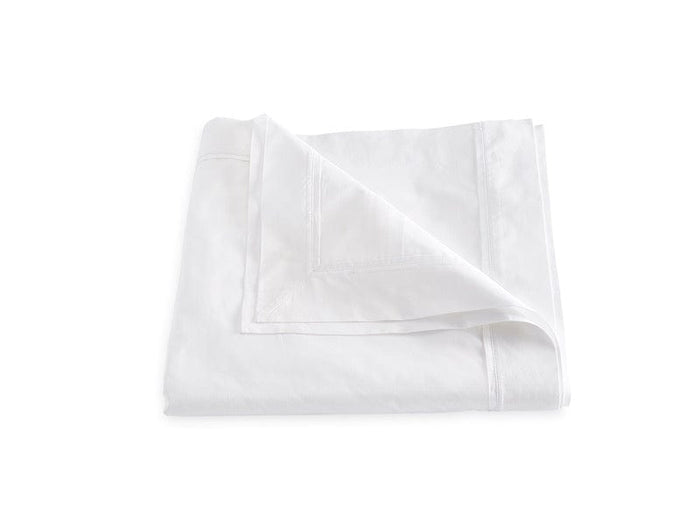 Matouk Duvet Cover - Gatsby Bedding in White at Fig Linens and Home