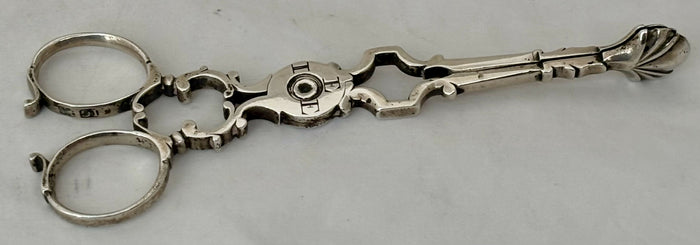 George III Pair of Silver Tea Tongs. London circa 1760, James Graham.