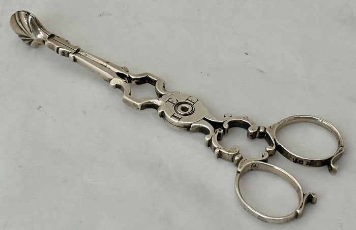 George III Pair of Silver Tea Tongs. London circa 1760, James Graham.