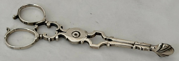 George III Pair of Silver Tea Tongs. London circa 1760, James Graham.