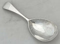 George III Silver Caddy Spoon. London 1790 Peter & Ann Bateman.