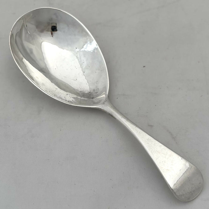 George III Silver Caddy Spoon. London 1790 Peter & Ann Bateman.