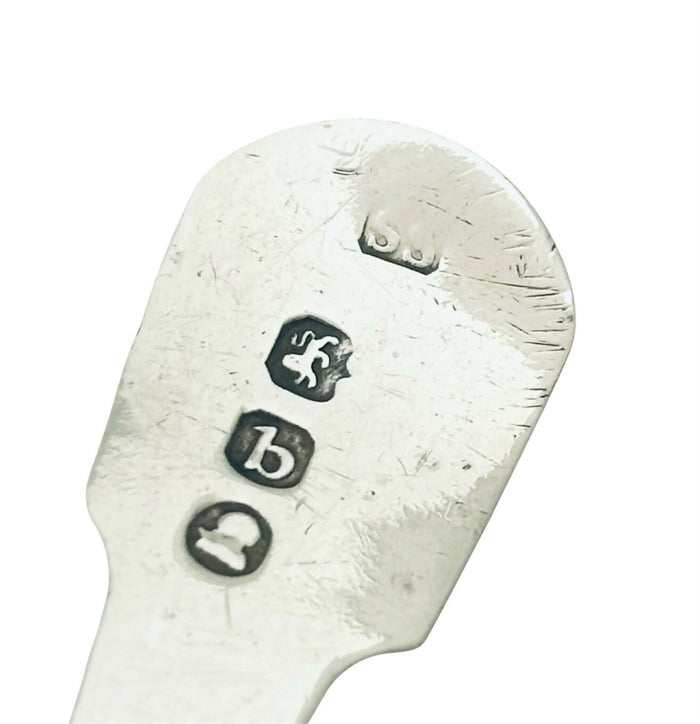 George III Silver Caddy Spoon. London 1817 Sarah Snatt.