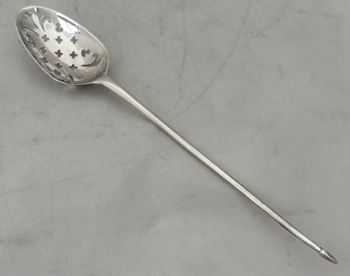 George III Silver Mote Spoon, circa 1760.