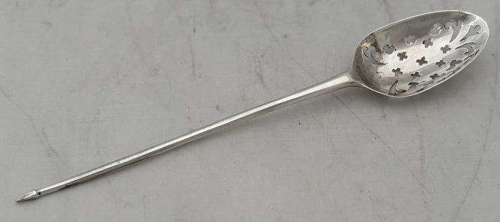 George III Silver Mote Spoon, circa 1760.