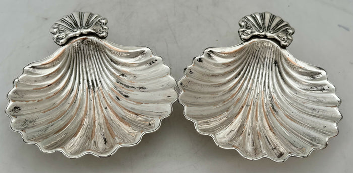 George IV Pair of Old Sheffield Plate Butter Shells, circa 1820.