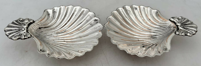 George IV Pair of Old Sheffield Plate Butter Shells, circa 1820.