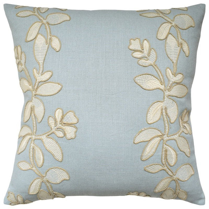 Ginger Flower Celeste Decorative Throw Pillow | From Ryan Studio in Kravet Fabric Barbara Barry Ojai