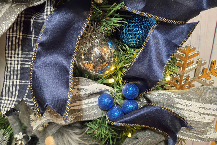 Gnome Sweet Gnome Christmas Wreath