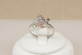 Gorgeous Silver & Welsh Gold Overlay Leaf Ring by Clogau - Boxed