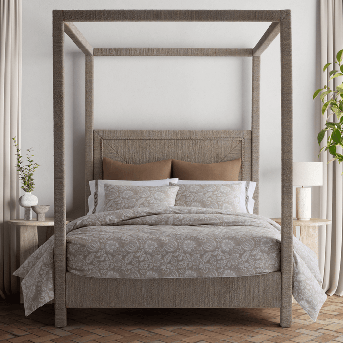 Granada Dune Bedding - Matouk Schumacher Duvets, Bed Sheets and Pillow Shams at Fig Linens and Home